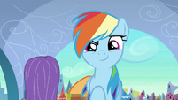 Rainbow succeeded scaring the ponies off S3E2