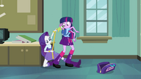 Rarity takes Twilight's measurements EG