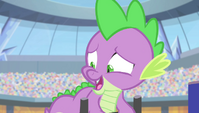 Spike "some cough drops maybe?" S4E24