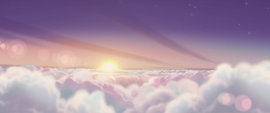 Sunrise above the clouds MLPTM