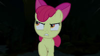 Apple Bloom gallops through the dark forest S5E4