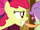 Apple Bloom tickles Spike with a feather S03E11.png