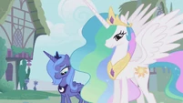 Princess Luna, still upset over what happened.