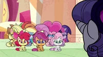 Main five and Crusaders watching Rarity PLS1E9b.png (913 KB)