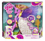 Princess Cadance Toy in box. You can press her cutie mark, just like the Princess Celestia toy.