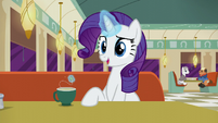 Rarity "Mr. Stripes owns the building" S6E9