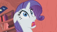 Scared Rarity is scared.
