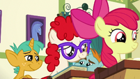 School foals in awe of the ribbons S6E14