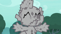 Spike completely cocooned in stone S8E11