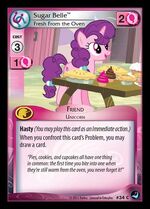 Sugar Belle, Fresh From the Oven card MLP CCG