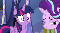 Twilight Changeling looking at sad Starlight S6E25