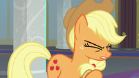 Applejack catching her mistake S8E1