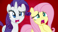 Fluttershy and Rarity in complete shock S6E11