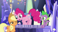 Pinkie "look behind you once in a while" S9E14