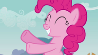 Pinkie Pie approves of hanging with Rainbow S3E3
