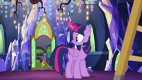 Princess Twilight sees Sunset Shimmer enter EGSB