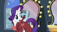 Rarity "I never believed you would send Spitfire away" S5E15