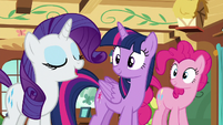 Rarity "hearing you all mention these experts" S7E5
