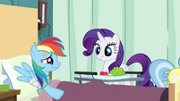 Rarity eating that S2E16