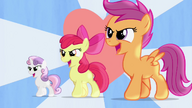 S04E05 Hearts Strong as Horses - Sweetie Belle, Scootaloo i Apple Bloom śpiewają