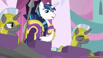 Shining Armor excited about seeing Twilight S02E25