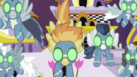 Sombrafied Wonderbolts on the offensive S9E2