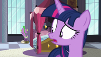 Twilight knows when the jig is up.