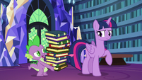 Spike cynical "twenty moons from now?" S6E21