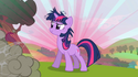 Twilight's tail is in perfect condition.