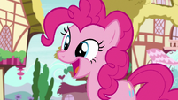 Pinkie Changeling asks how the festival was S6E25