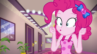 Pinkie Pie with wide eyes of excitement EGSB