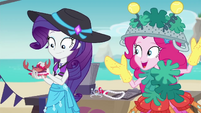 Pinkie impressed by Rarity's couture EGDS16