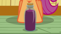 Potion bottle in front of Scootaloo S9E12