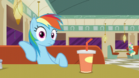 Rainbow Dash hearing Lede writing S6E9