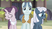 Sugar Belle and Night Glider nervous while Party Favor determined S5E02