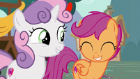 Sweetie Belle proud of Scootaloo S6E19