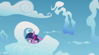 Twilight Sparkle being a cloud spy S5E25