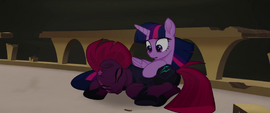 Twilight Sparkle pulls Tempest to safety MLPTM