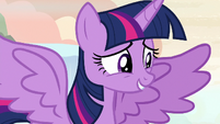 Twilight Sparkle spreading her wings again S7E22