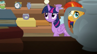 Twilight and Sunburst explore the antique shop S7E24