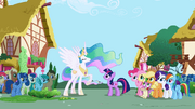 Celestia assigning new mission for Twilight S1E02