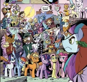 เหล่าธาตุแห่งความปรองดองเผชิญหน้ากับอัศวินแห่งความปรองดอง