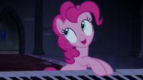 Pinkie Pie explains while playing organ S4E03