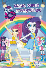 Portada del libro Equestria Girls Magic, Magic Everywhere!