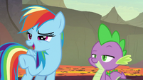 Rainbow Dash "you must be slow" S7E25