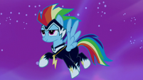 Rainbow Dash turns into Zapp S5E13