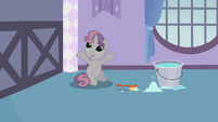 Sweetie Belle lifting front hooves S2E05