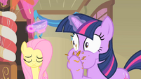 Twilight is shocked at the brunch ending so early