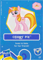 English monolingual version of mystery pack wave 7, card 7 of 24: Cherry Pie