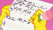 Unfinished version of in-universe sheet music from The Fault in Our Cutie Marks.